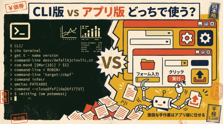 Claude CodeはCLI版とアプリ版どっちを使う？｜ブラウザ操作と画面操作をアプリ版に任せて手作業を減らす